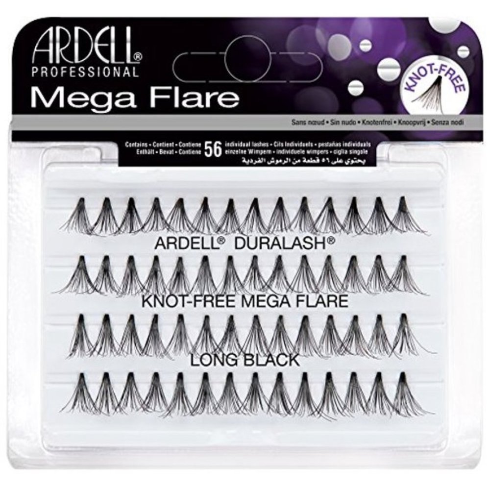 NIB Ardell Mega Flare - Knot-Free - Long Black